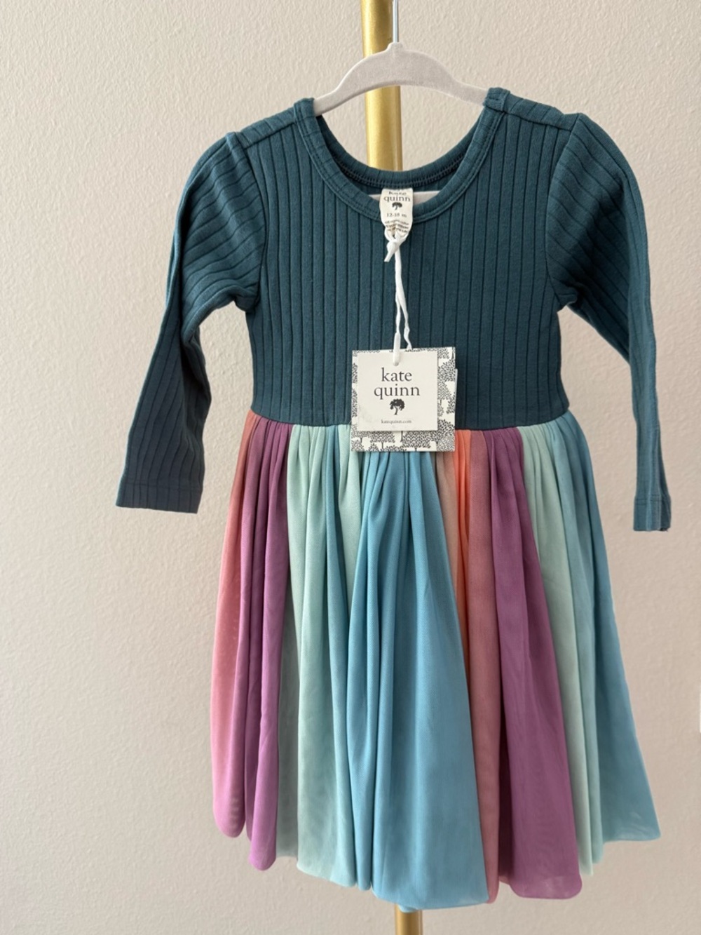 Kate Quinn long sleeve ballerina tulle dress